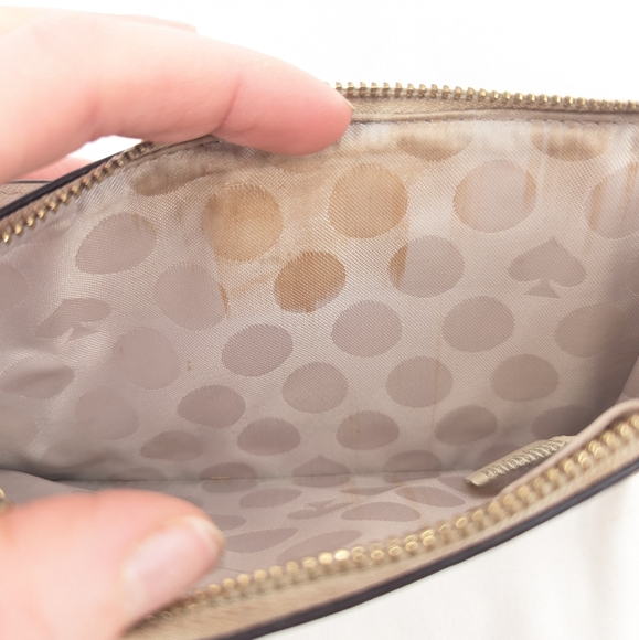 Kate Spade New York Cedar Street Karoliner Wristlet Crisp Linen - Picture 12 of 12